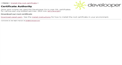 Desktop Screenshot of ca.develooper.com